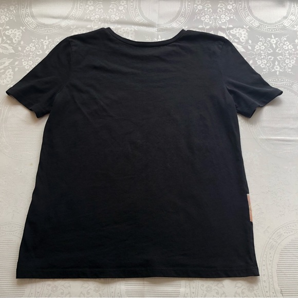 Zara Women’s Size S Black T-Shirt Short Sleeves Empowering Makes Us Stronger Tee - Picture 16 of 16